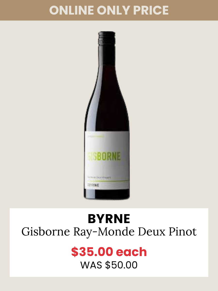 Byrne Ray-Monde Deux Vineyard Gisborne Pinot Noir 2017 750mL
