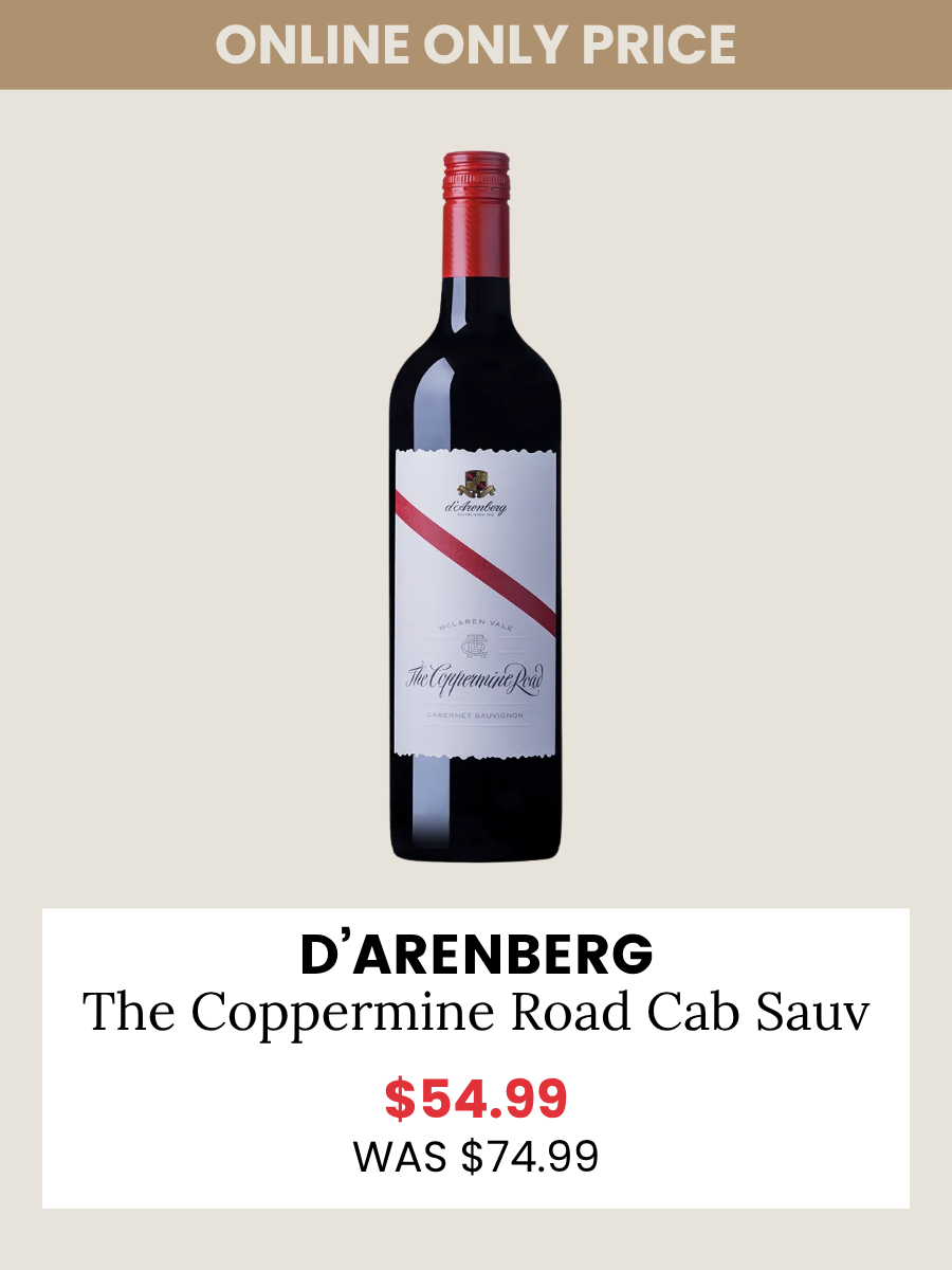 D'Arenberg Coppermine Road Cab Sauv 2020 750mL