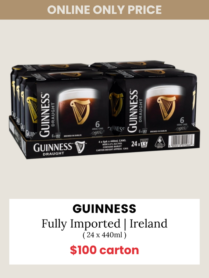 Guinness Draught Cans 440mL