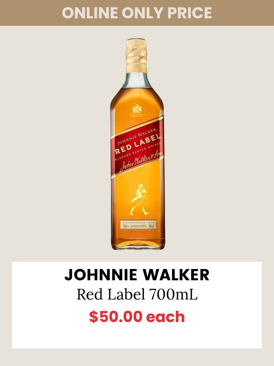 Johnnie Walker Red Label Blended Scotch 700mL