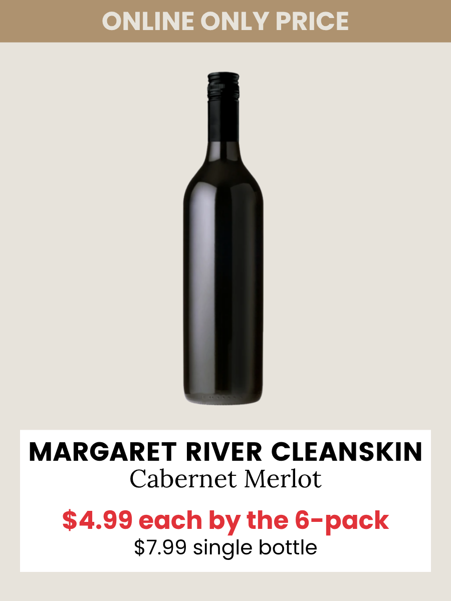 Margaret River Cleanskins Cab Merlot 750mL