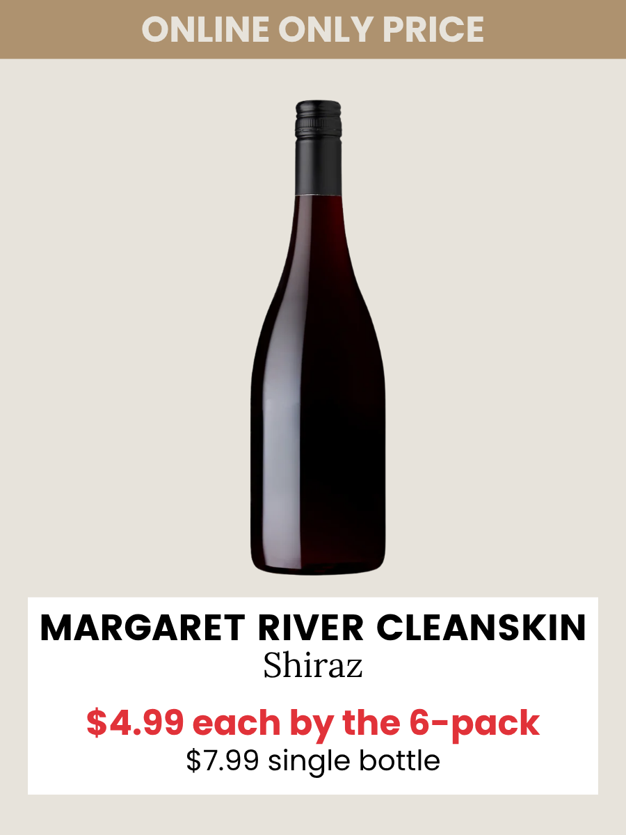 Margaret River Cleanskin Shiraz 750mL