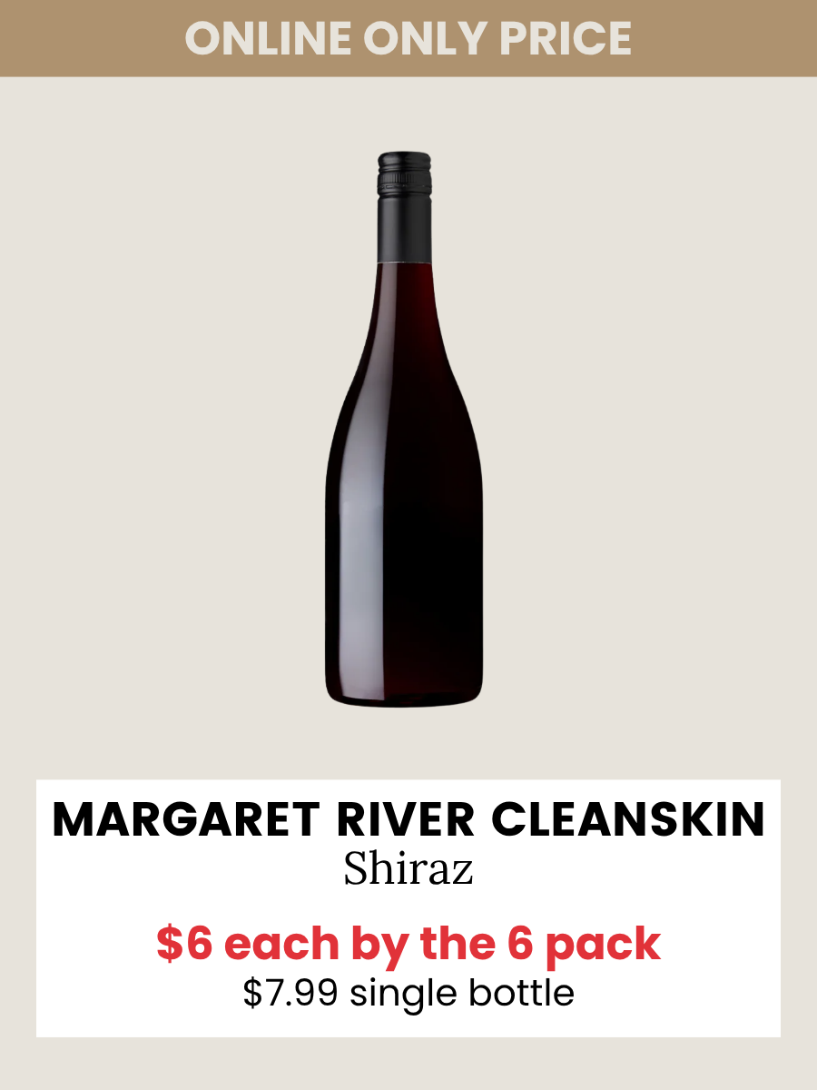 Margaret River Cleanskin Shiraz 750mL