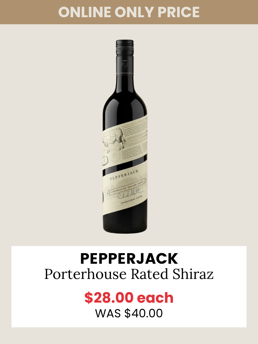 Pepperjack Porterhouse Graded Shiraz 2020 750mL