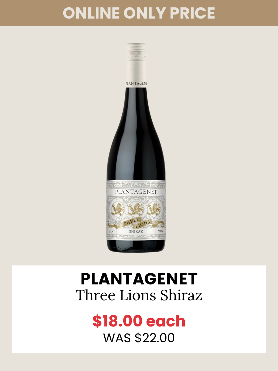 Plantagenet Three Lions Shiraz 2020 750mL