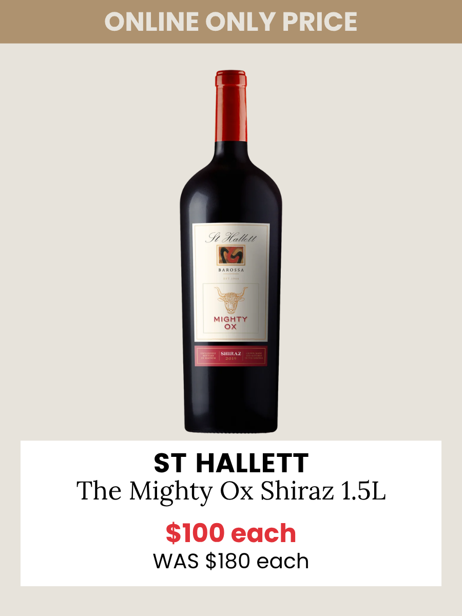 St Hallett The Mighty Ox Shiraz 1.5L