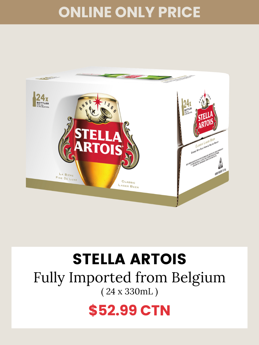 Stella Artois Carton | Fully Imported