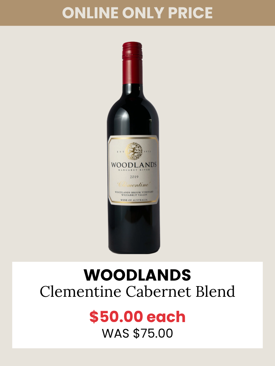 Woodlands Clementine Cabernet Blend 2019 750mL