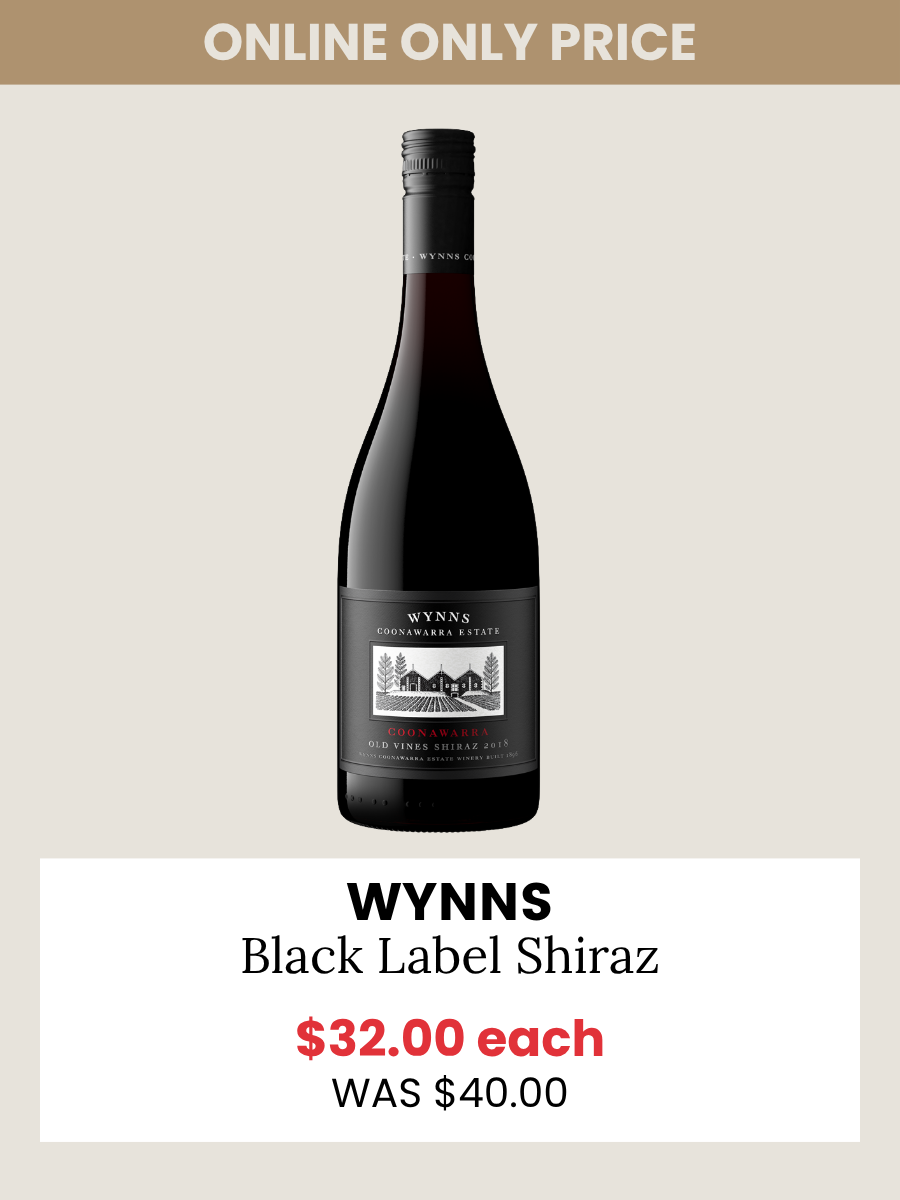 Wynns Black Label Shiraz 2019 750mL